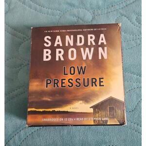 Sandra Brown Low Pressure Novel by CD Audio Book 13 Hours